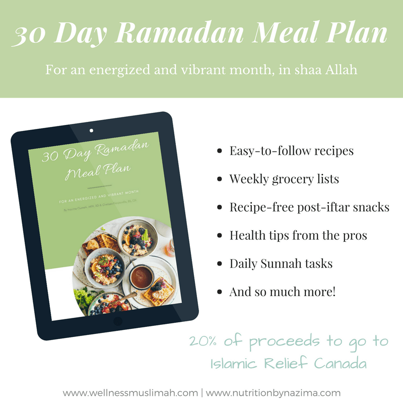 Ramadan Meal Plan Graphic